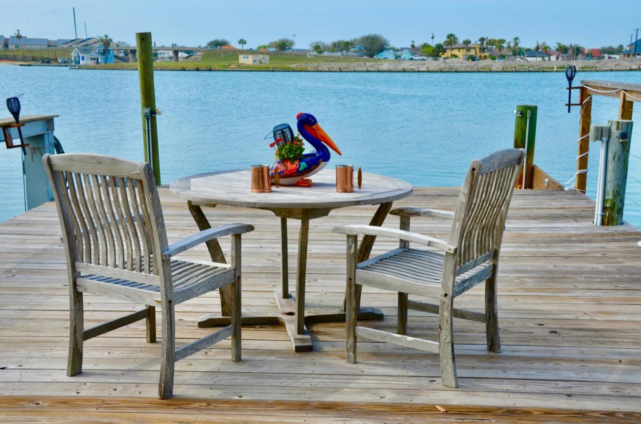 Waterfront Guesthouse On Key Allegro/Little Bay With Dock Рокпорт Экстерьер фото
