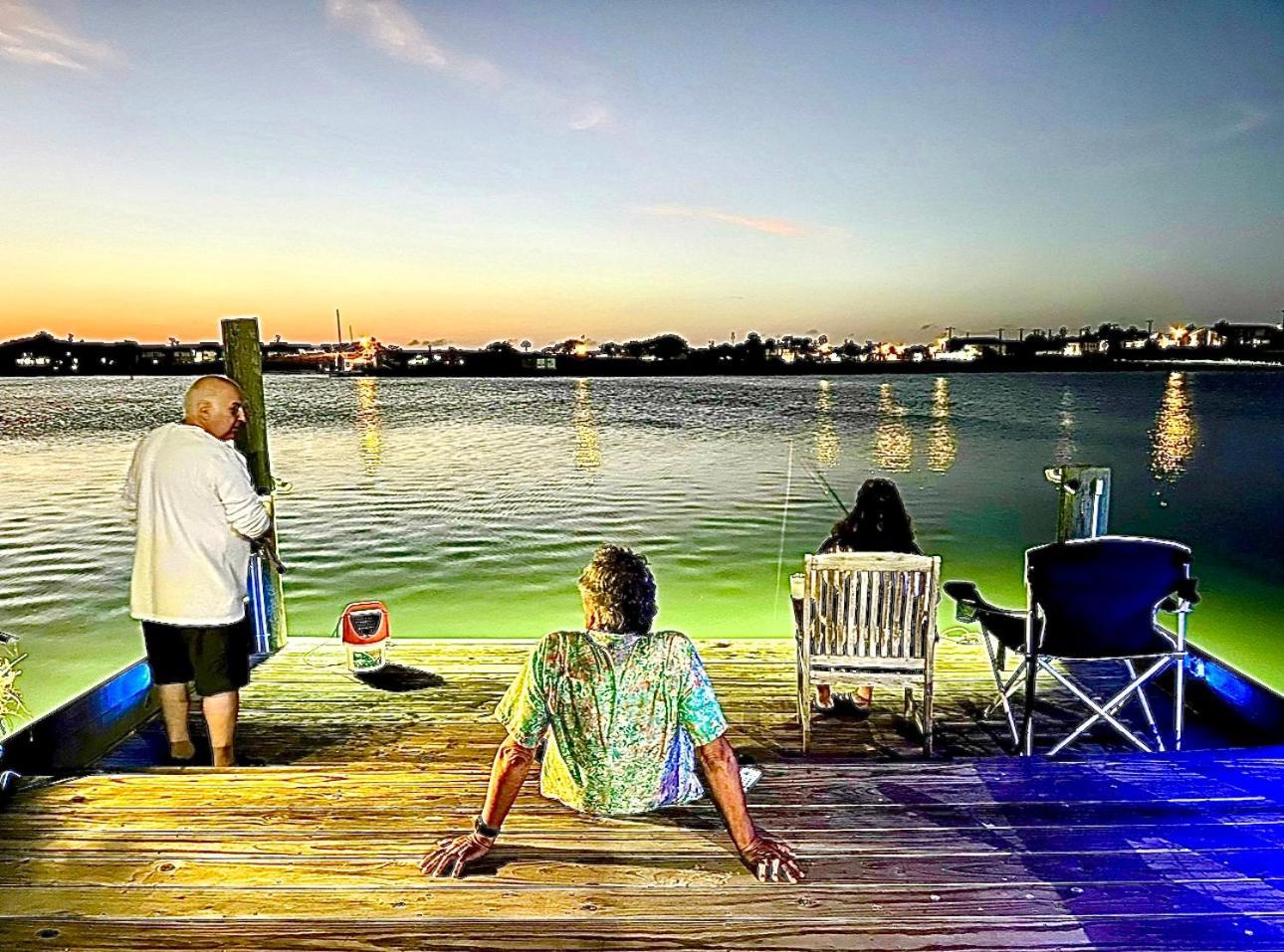 Waterfront Guesthouse On Key Allegro/Little Bay With Dock Рокпорт Экстерьер фото